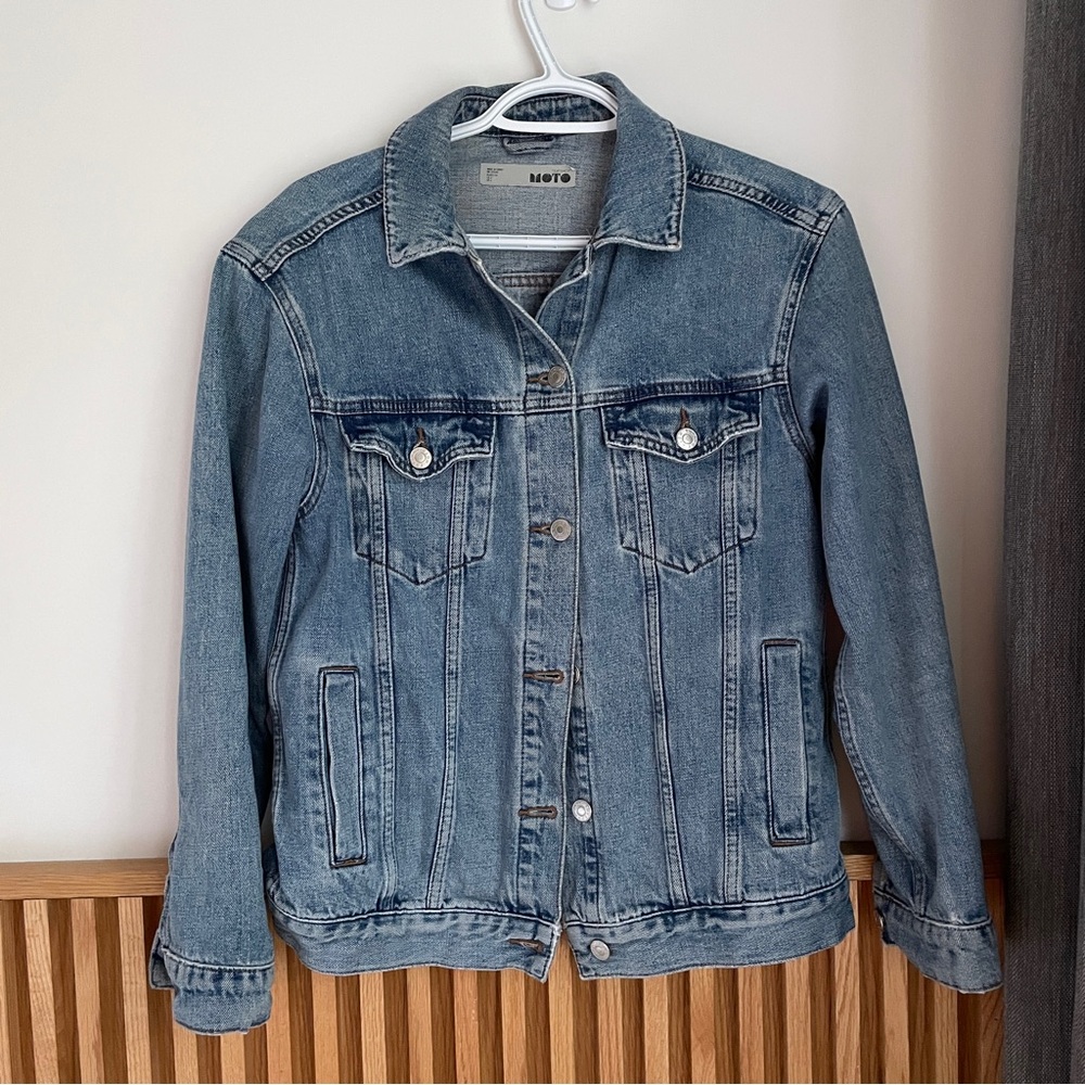 Topshop Classic Blue Denim Jacket
